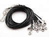 Braided Necklace Cord with Lobster Clasp length 45 cm