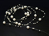 Ghirlandă decorativă perle, Ø7 mm, lungime 130 cm