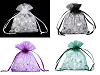 Sacchetto regalo, in organza, dimensioni: 9 x 11 cm