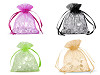 Sacchetto regalo, in organza, dimensioni: 9 x 11 cm