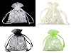 Sacchetto regalo, in organza, dimensioni: 9 x 11 cm