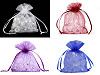 Sacchetto regalo, in organza, dimensioni: 9 x 11 cm