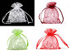 Sacchetto regalo, in organza, dimensioni: 9 x 11 cm