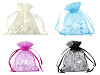 Sacchetto regalo, in organza, dimensioni: 9 x 11 cm