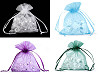 Sacchetto regalo, in organza, dimensioni: 9 x 11 cm