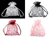 Sacchetto regalo, in organza, dimensioni: 9 x 11 cm