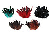 Plumas decorativas de gallina largo 6-20 cm