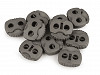 2-hole Cord Lock Stopper Toggles 20x20 mm 