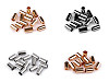 Embout métallique pour cordons, Ø3,5 mm, Ø 5,5 mm