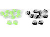 Opritori snur cu doua gauri 17x19 mm