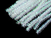 Fuzzy Chenille Wire Sticks with lurex Ø6 mm, length 30 cm