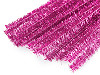 Fuzzy Chenille Wire Sticks with lurex Ø6 mm, length 30 cm