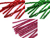 Bâtonnets de fil chenille, avec lurex, Ø 6 mm, longueur 30 cm