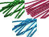 Fuzzy Chenille Wire Sticks with lurex Ø6 mm, length 30 cm