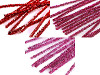Bâtonnets de fil chenille, avec lurex, Ø 6 mm, longueur 30 cm