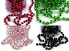 Chaîne de perles de Noël, Ø 6 mm