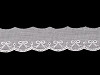 Bawełniana koronka - haft angielski szerokość 35 mm