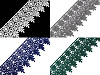 Empiècement en dentelle, largeur 70 mm