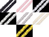 Merletto in cotone a fuselli / inserto, larghezza: 12 mm