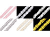 Merletto in cotone a fuselli / inserto, larghezza: 12 mm