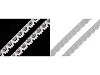 Liseré de dentelle en coton, largeur 14 mm