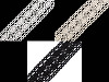 Merletto in cotone a fuselli / inserto, larghezza: 40 mm