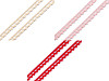 Bobina di pizzo in cotone, larghezza: 9 mm