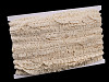 Klöppelspitze aus Baumwolle / Rüschen Breite 23 mm beidseitig elastisch