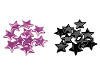 Cloth Star Applique / Metallic Padded Star Decoration Ø30 mm Ø45 mm