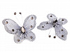 Schmetterling mit Steinchen 5x5,5 cm