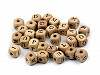 Wooden Cube Beads 10x10 mm 2nd quality