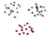 Iron-on hotfix rhinestones, size SS30