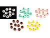 Perline charm, in plastica, dimensioni: 10 x 12 cm