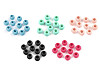 Perles fantaisie en plastique, 10 x 12 mm