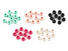 Perline charm, in plastica, dimensioni: 10 x 12 cm