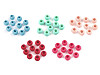 Perline charm, in plastica, dimensioni: 10 x 12 cm
