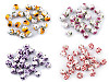 Porcelain Beads with Flowers Ø8 mm