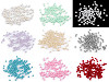 Cuentas de plástico Imitación perlas brillantes Ø4 mm
