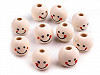Wooden Beads with Face Ø18 mm 