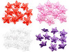Plastic Transparent Flower Beads Ø25-29 mm