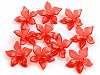 Plastic Transparent Flower Beads Ø25-29 mm