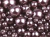 Round Glass Pearl Imitation Beads mix of sizes approx. Ø4-12 mm