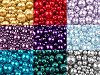 Sklenené voskové perly mix veĺkostí Ø4-12mm