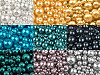 Round Glass Pearl Imitation Beads mix of sizes approx. Ø4-12 mm