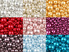 Round Glass Pearl Imitation Beads mix of sizes approx. Ø4-12 mm