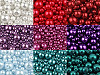 Skleněné voskové perly mix velikostí Ø4-12 mm