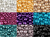 Cuentas imitación perlas redondas de vidrio, varios tamaños Ø4-12 mm