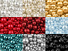 Sklenené voskové perly mix veľkostí Ø4-12mm