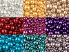 Okrugle staklene perle imitacije bisera, miks veličina cca. Ø 4 – 12 mm