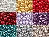 Round Glass Pearl Imitation Beads mix of sizes approx. Ø4-12 mm